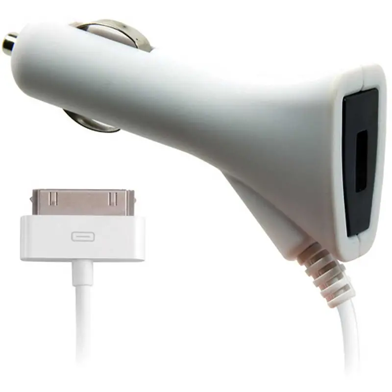 Dpipiphone 2-In-1 Vehicle Charger W/ 30-Pin Connector 1