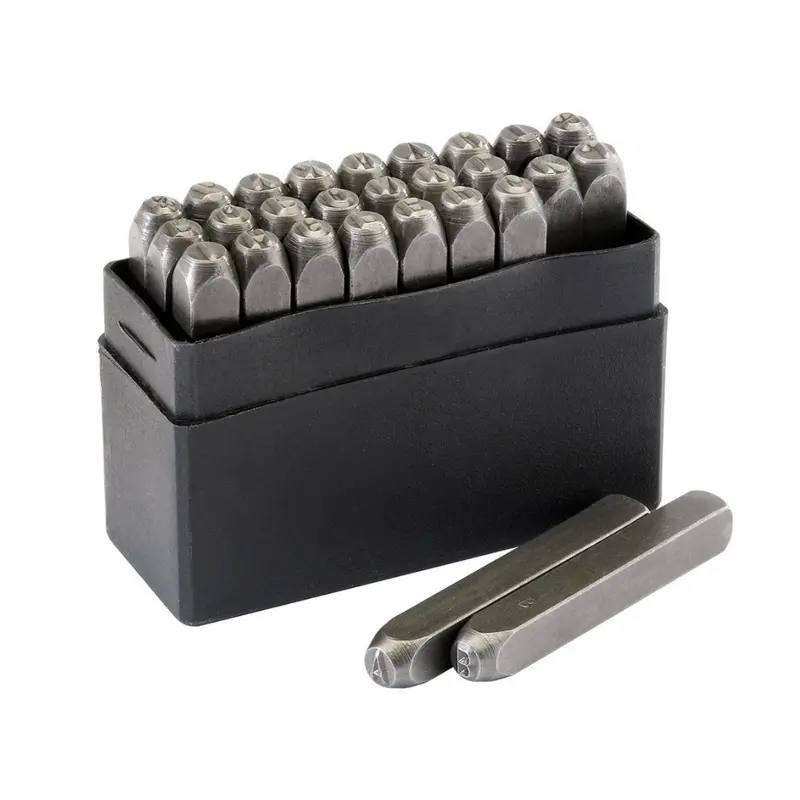 Draper A-Z Letter Stamp Set - Letter Height 3/16" 1