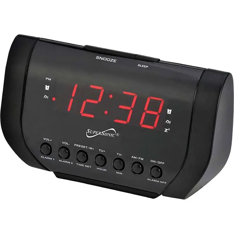 Dual Alarm Clock Radio With Usb Port 1