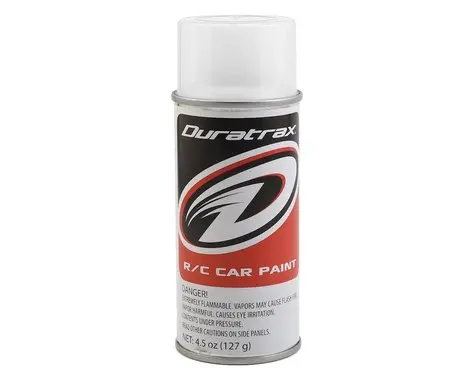 Duratrax Polycarb Bright White Spray Paint (4.5Oz) 1