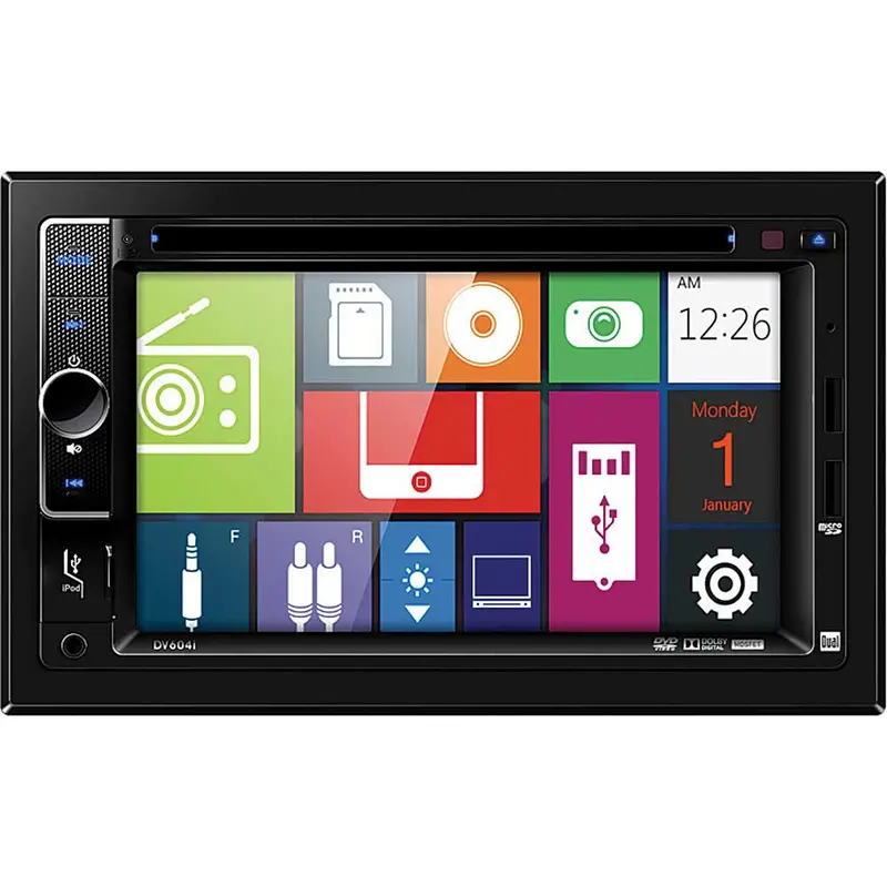 Dv604i 6.2" Double-Din Dvd Receiver With Ipod® Control 1