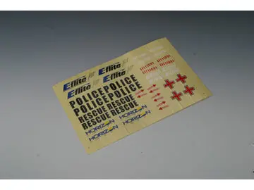 E-Flite Bcx Jet Ranger Decal Sheet 1