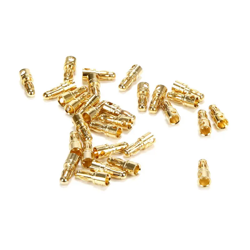 E-Flite Gold Bullet Connector, Male, 3.5Mm (30) 1