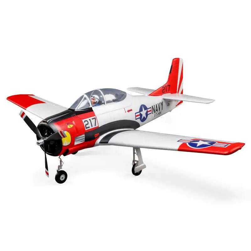 E-Flite T-28 Trojan 1.2M Bnf Basic With Smart 1