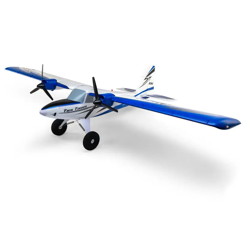 E-Flite Twin Timber 1.6M Bnf Basic With As3x And Safe Select 1