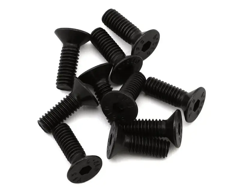 Ecopower 4Mm "High Strength" Steel Flat Head Screws (10) (Assorted Sizes) 1