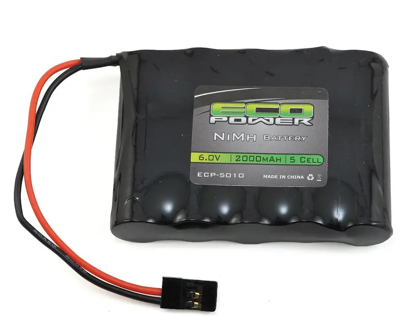 Ecopower 5-Cell 6V 2000Mah Nimh Aa Sbs-Flat Receiver Battery 1