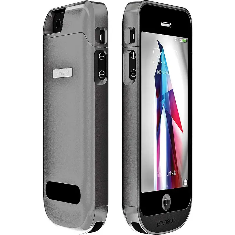 Elite-Ip5-S Iphone 5 Elite Battery Case, Silver 1