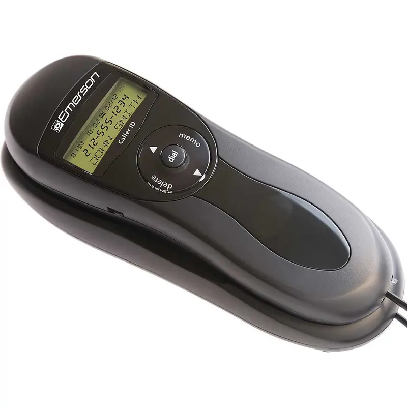 Em-2516Bk Slimline Telephone, Black 1