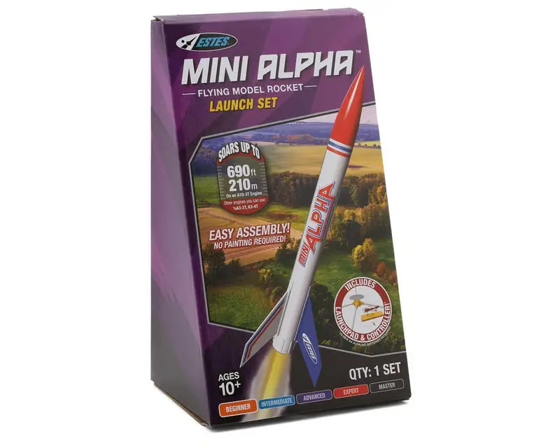 Estes Mini Alpha Rocket Launch Set 1
