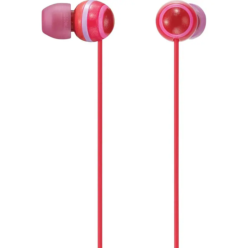 Ex Series Light Earbuds, Red 1