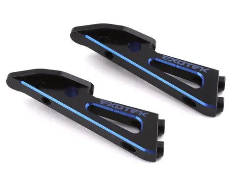 Exotek B6.3 7075 Wing Mounts, 2 Color Anodized, 1 Pair 1