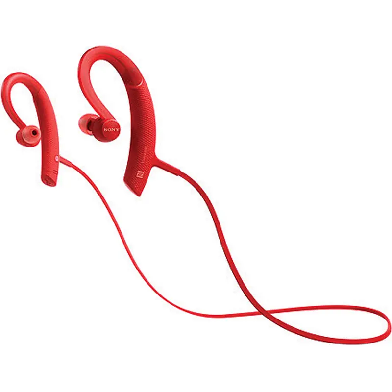 Extra Bass Sports In-Ear Bluetooth Headphones, Red 1