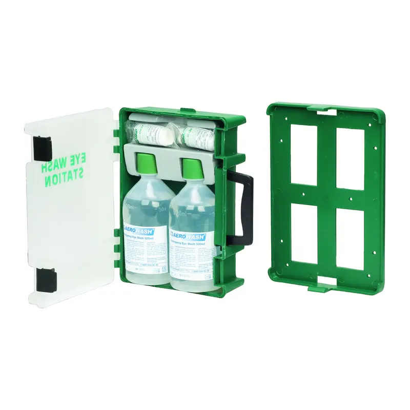 Eyewash Station With 2X 500Ml Bottles Of Eyewash Solution 1