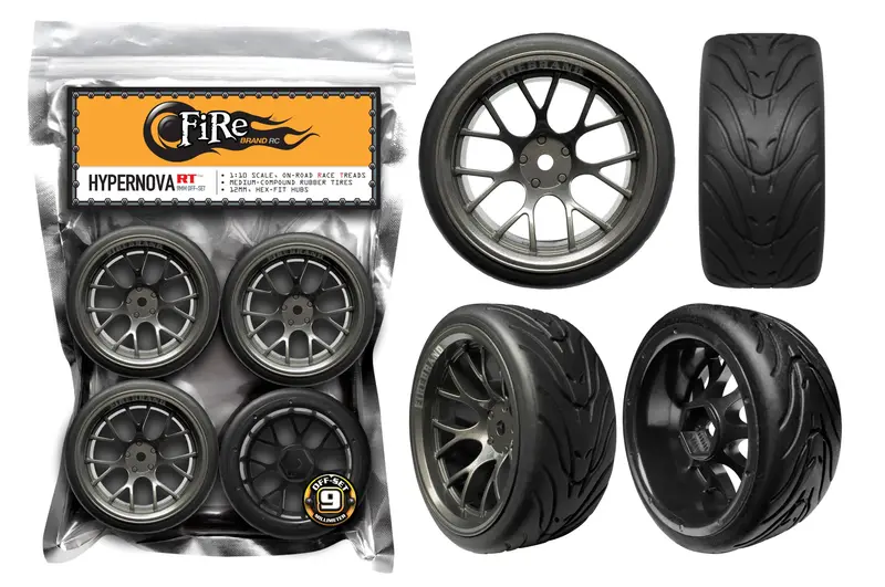 Firebrand Hypernova Rt9 Pre-Mounted On-Road Race Tread 1