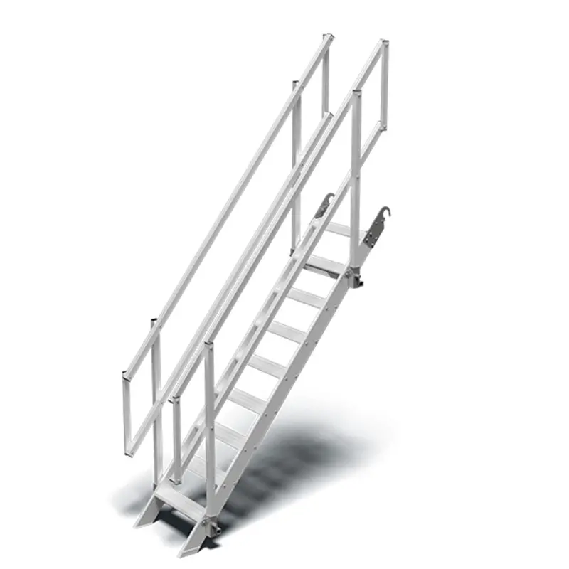 Fixed Scaffold Stair With 2X Handrails 1
