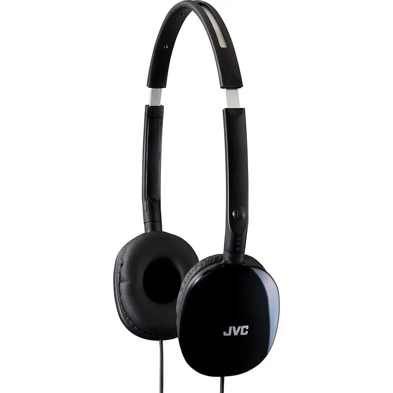 Flats Foldable Headphones, Black 1
