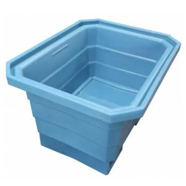 Fork Mounted Plastic Mortar Container - 250Ltr 1