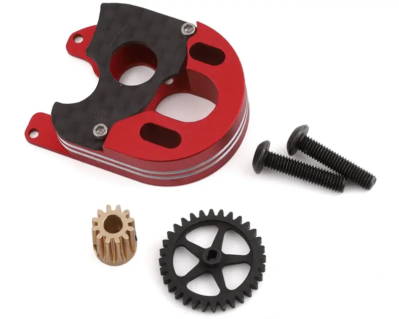 Furitek Scx24 Brushless Gearing Conversion Set (Cnc Motor Mount, Spur, & Pinion Gear) 1