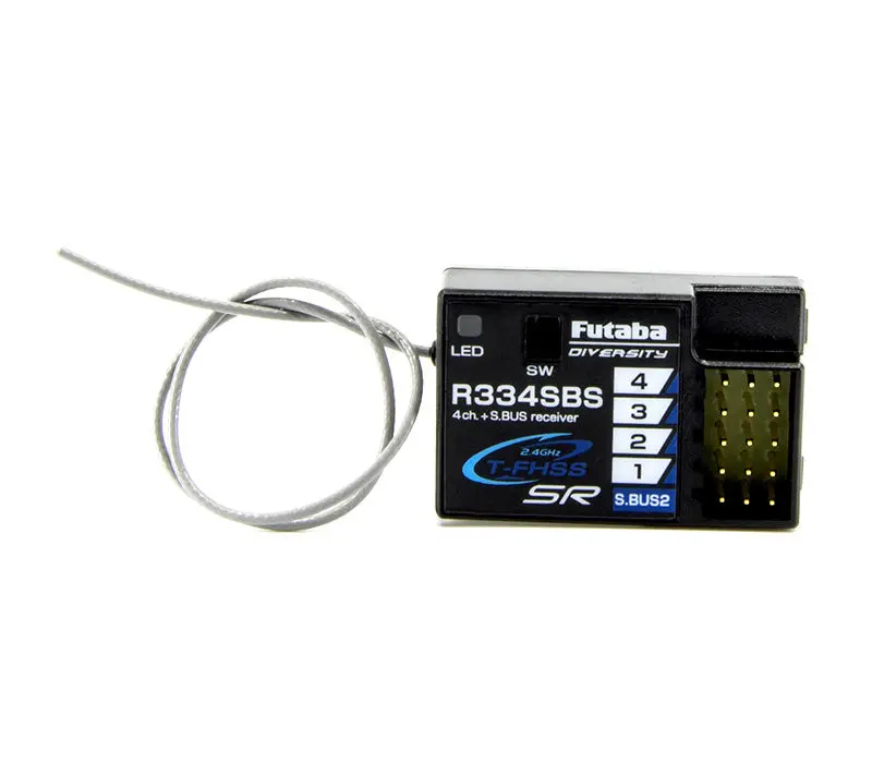 Futaba R334sbs Tfhss Sr S.Bus2 Hv 4-Channel 2.4Ghz Receiver 1