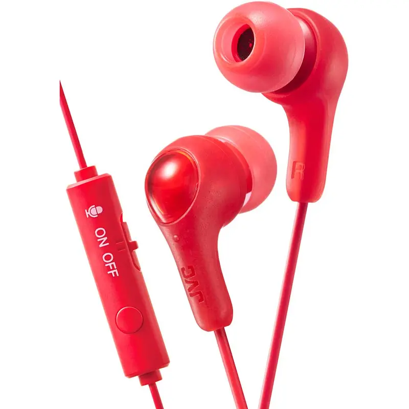 Gumy Blue Gamer Earbuds With Microphone, Red 1