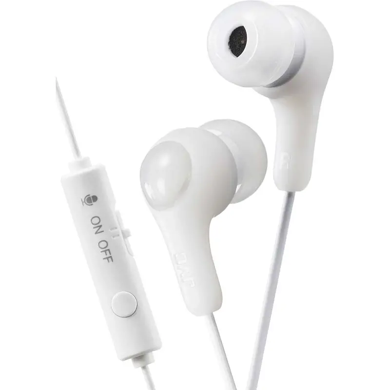 Gumy Blue Gamer Earbuds With Microphone, White 1