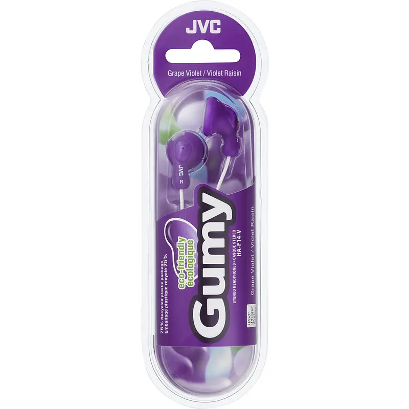 Gumy In-Ear Earphone Headphones, Violet 1