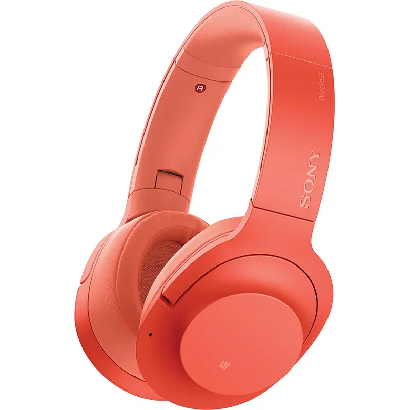 H.Ear On Wireless Noise Cancelling Headphones, Red 1