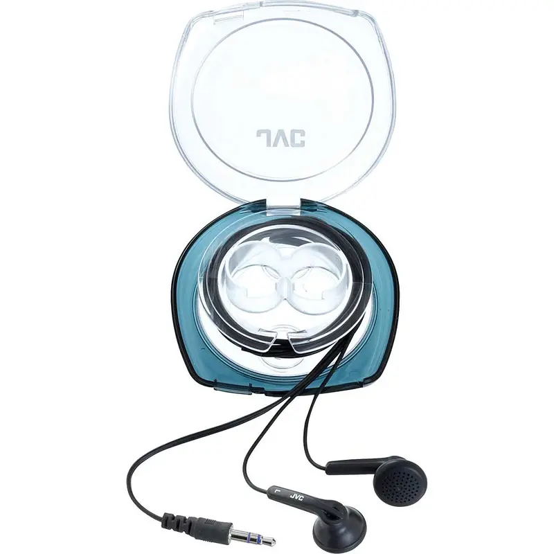 Ha-F10c Earbuds With Carry Case, Black 1
