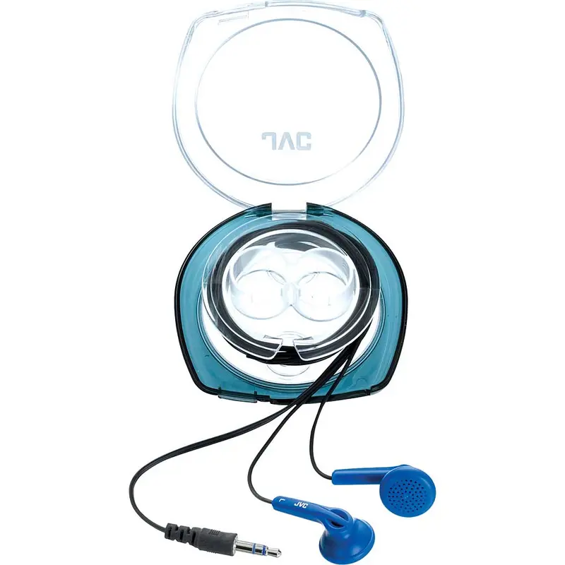 Ha-F10ca Earbuds With Carry Case, Blue 1
