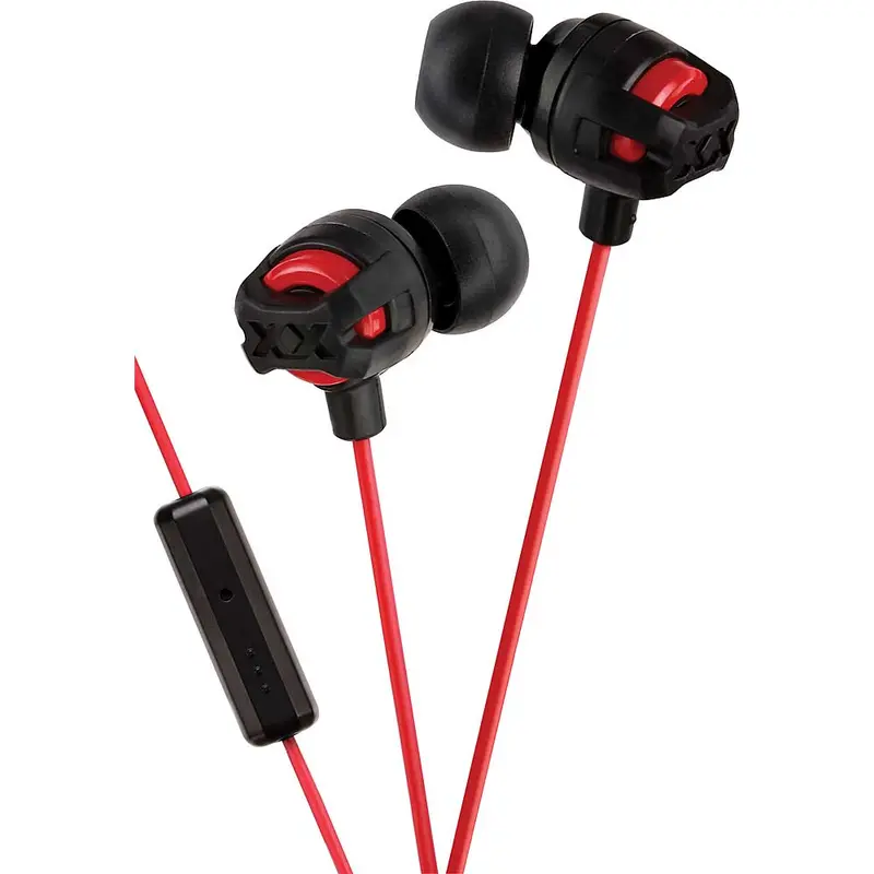 Ha-Fr201r Xtreme Xplosives Earbuds W/Mic & Remote, Red 1