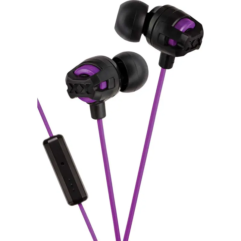 Ha-Fr201v Xtreme Xplosives Earbuds W/Mic & Remote, Violet 1