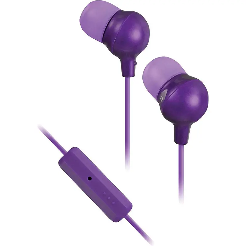 Ha-Fr36v "Marshmallows" Earbuds W/Mic & Remote, Violet 1