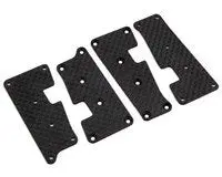 Hb Racing Carbon Fiber Suspension Arm Cover Set (Graphite) 1