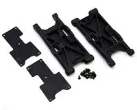 Hb Racing Rear Suspension Arm Set (Hard) 1