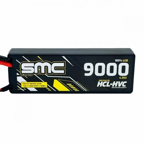 Hcl-Hvc 7.6V 9000Mah 120C Hardcase Lipo Battery 1