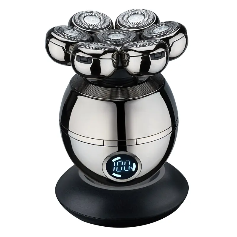 Head, Face & Body Contour Shaver With 7 Pivoting Heads 1