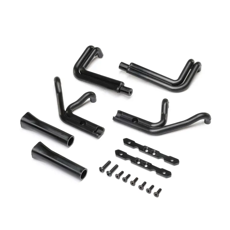 Header Set, Matte Black: 22S Sprint 1