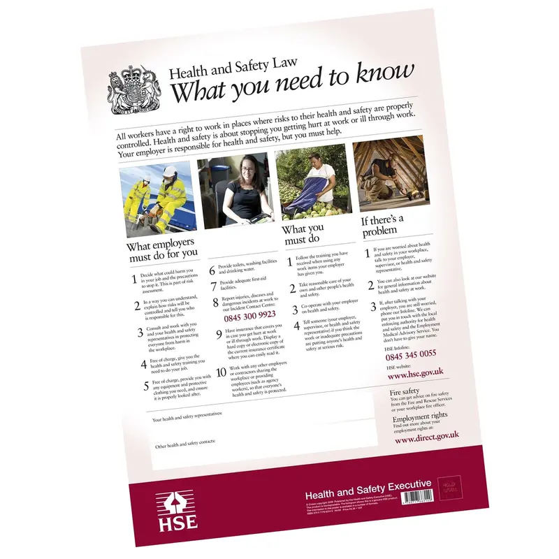 Health & Safety Poster 1