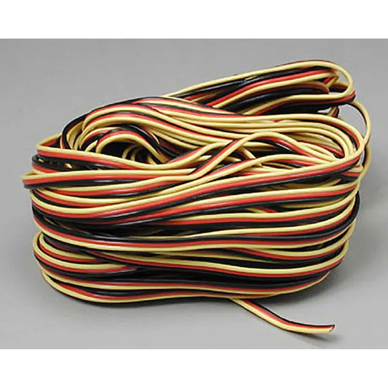 Hitec Servo Wire: 50' 3-Color 1