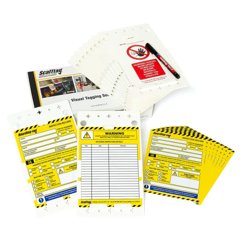 Hoarding Tag Kit (10 Holders, 10 Inserts, 1 Pen) 1