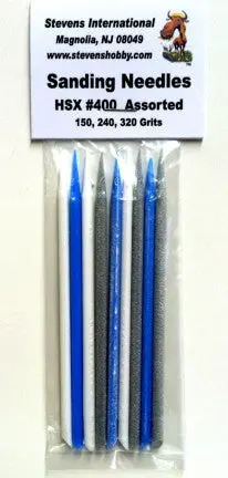 Hobby Stix Sanding Needles (3Ea Of 3 Diff Grits/Bag) 1