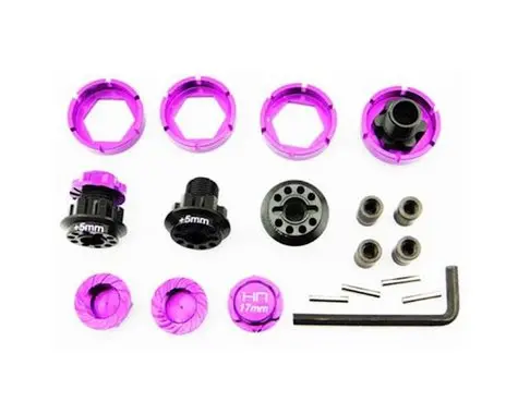 Hot Racing 17Mm Savage Flux Warlock Wheel Adapter, Wide Hex 1