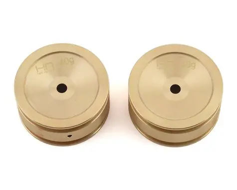Hot Racing Axial Scx24 Brass Wheel (2) 1