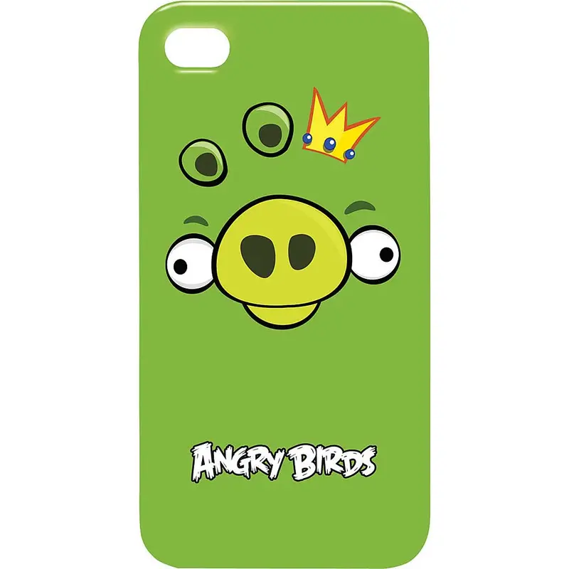 Icab403g Angry Birds Iphone 4/4S Case, Green 1