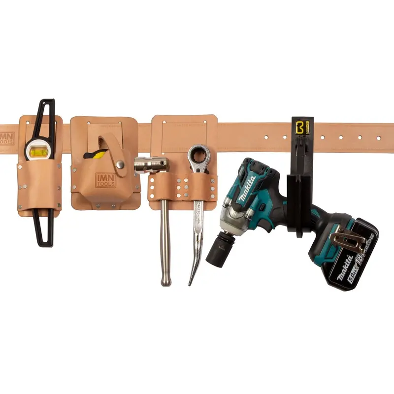 Imn Contractors Tool & Belt Set With Makita Impact Wrench - Natural 1