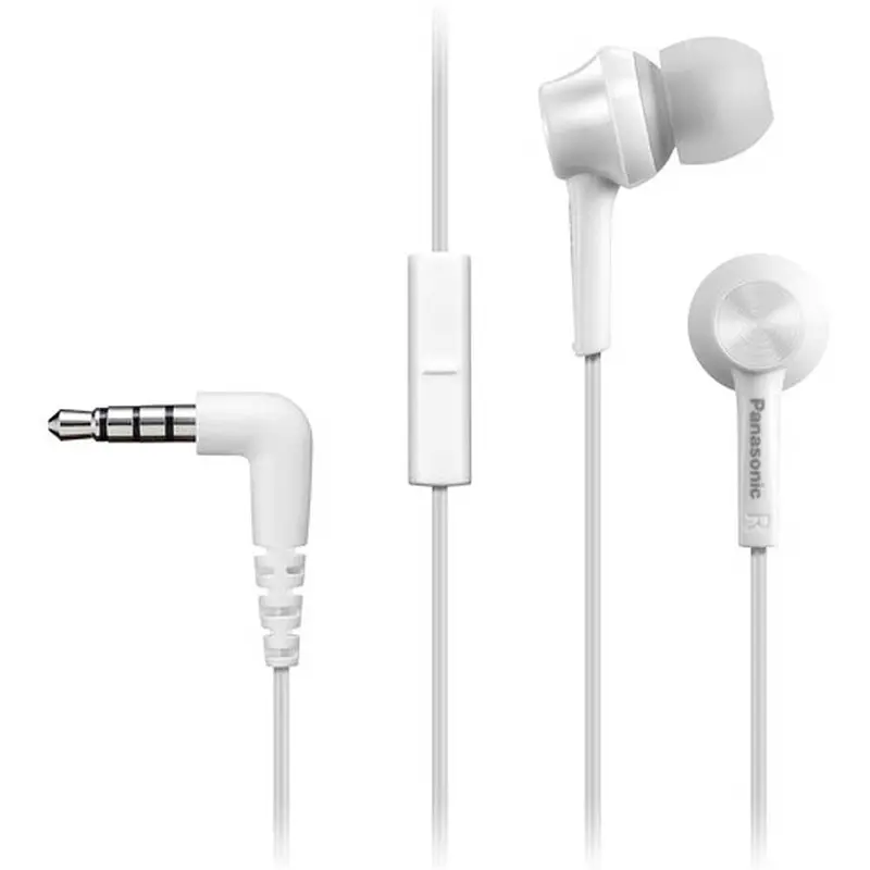 In-Ear Headphones W/Mic, White 1