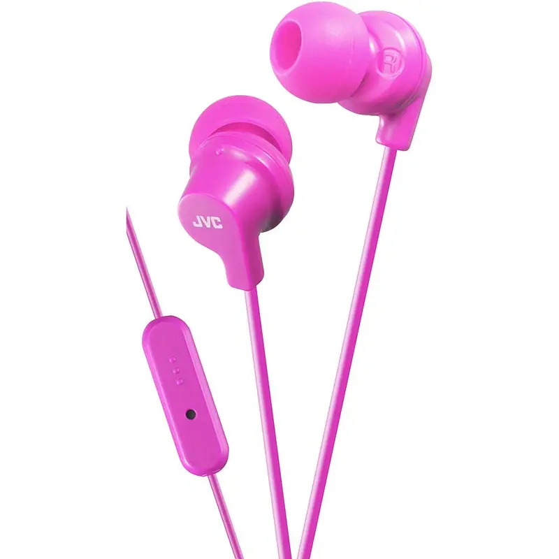 In-Ear Headphones With Microphone, Pink 1