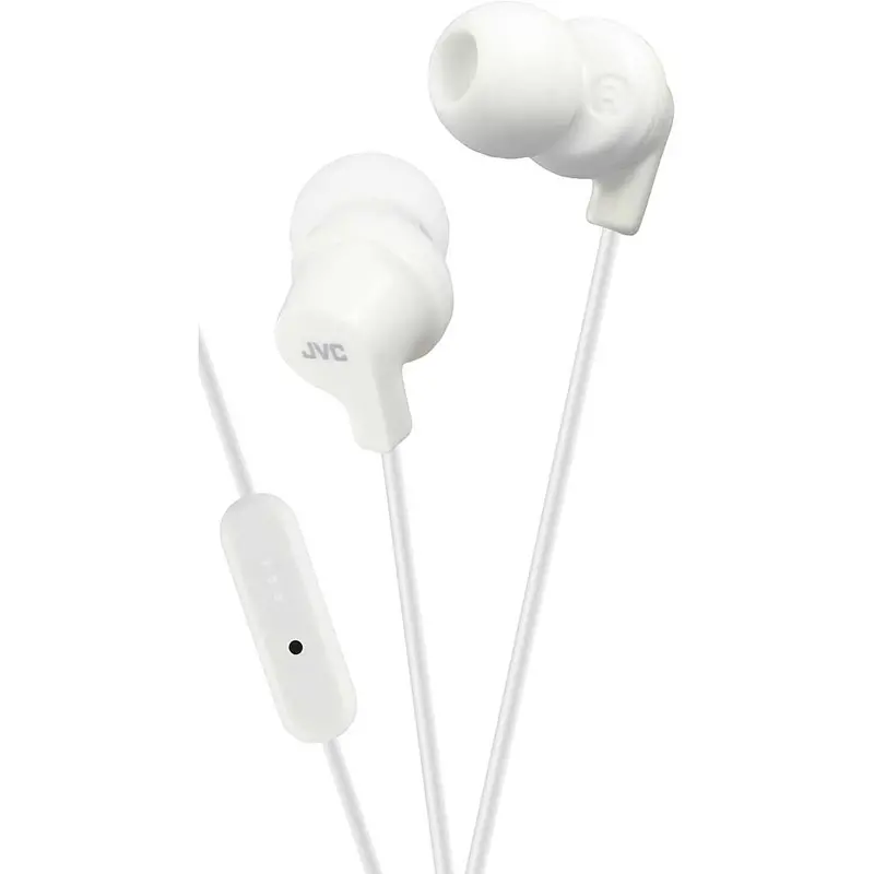 In-Ear Headphones With Microphone, White 1