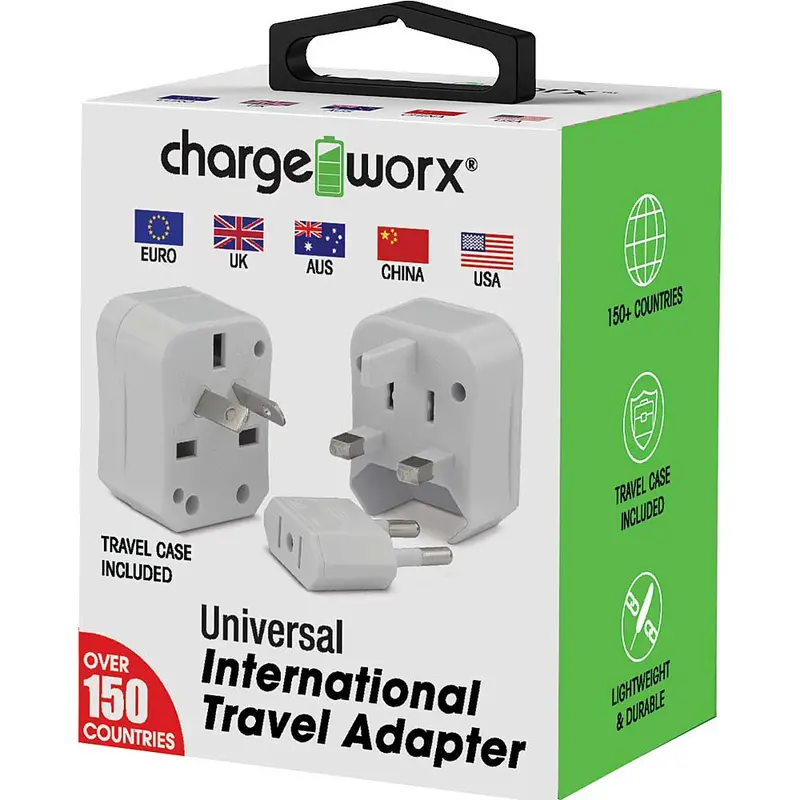 International Travel Adapter, White 1